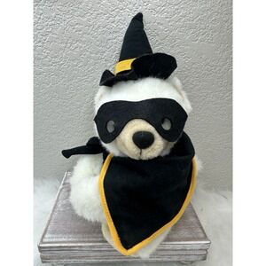 $30‎ 🌙 Vintage Halloween Teddy Bear Cape Mask Stuffed Animal PBC